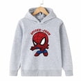 thumbnail image 2 of Marvel Avengers Spiderman dibujos animados niños sudaderas para Otoño Invierno algodón niños ropa niño manga larga Top110CM zhangmengya CONDUJO, 2 of 2