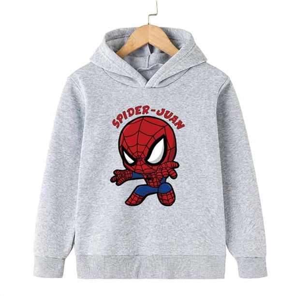 Marvel Avengers Spiderman dibujos animados niños sudaderas para Otoño Invierno algodón niños ropa niño manga larga Top120CM zhangmengya CONDUJO