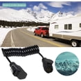 thumbnail image 4 of 7-7 Pin Trailer Extension Cord 2M Wiring Caravan Socket Spiral Extension Cord, 4 of 5