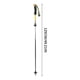 thumbnail image 3 of Bastón telescópico de senderismo de aleación de aluminio | Bastón plegable y ligero de fibra de carbono | Bastón de trekking resistente y duradero para exteriores, ideal para senderismo, monta, 3 of 5