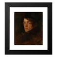 thumbnail image 2 of Hans Heyerdahl 12x14 Black Modern Framed Museum Art Print Titled - Portrait of the Painter Eilif Peterssen (1877), 2 of 5