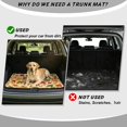 thumbnail image 4 of Yuyamidu Fall Car Trunk Mat 29" x 39", Stylish All Weather Rear Trunk Liner, Non Slip Cargo Mat for Most Sedans and SUVs, 4 of 7