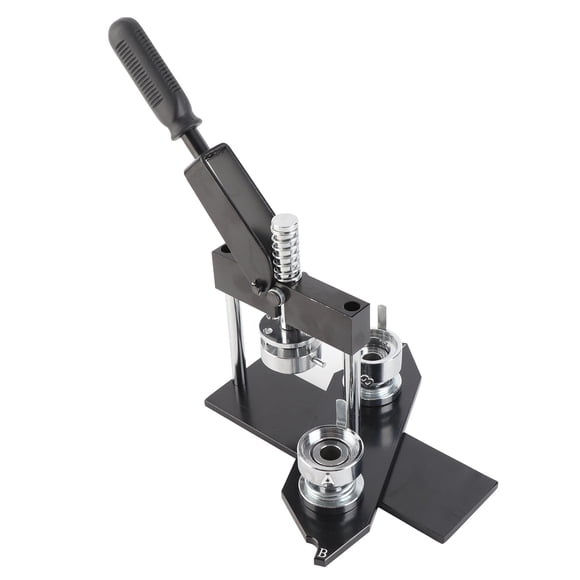 Button Maker Machine, Badge Maker Button Stamping Maker Kit Key Chain Maker Badge Press Machine 32mm for DIY Gift