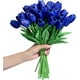 thumbnail image 3 of 15 tulipanes artificiales de seda de tacto real para decoración del hogar, Día de la Madre, primavera, boda, ramos, arreglos florales., 3 of 7
