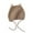#053-Khaki, variant on hengsof Baby Beanie Winter Knitted Hat Adorable Ears & Chin Strap Warm for Infant Toddler Boy Girl