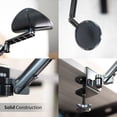 thumbnail image 6 of VIVO Black Universal Clamp-on Adjustable Ergonomic Arm and Wrist Rest Pad, 6 of 8