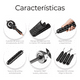 thumbnail image 3 of Cuerda Para Saltar 3 m Con Mango Antideslizante Ajustable Negro, 3 of 5