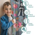 thumbnail image 3 of Blackout Kids Curtains,Schnauzer and Flower Childrens Insulated Curtains Set Of 2,Bedroom Essentials,Toddler Room Decor 42x54in(106x137cm), 3 of 4