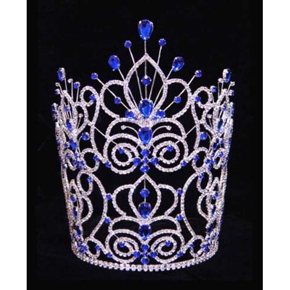 #16111 - Maus Spray Crown - Sapphire - 10"