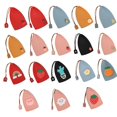 thumbnail image 6 of Sweet For Men Portable Peach Fruits Key Case Door Key Case PU Leather Rainbow Strawberry Keychain Pouch Pull Type Key Bag Housekeepers Key Holder Cherry Key Wallets B, 6 of 8