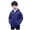 Navy, variant on Kids Lightweight Puffer Jacket Packable Bubble Coat Cotton Coats Zip Up Hooded Outwear（Orange,5-6 Years）