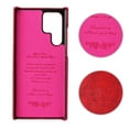 thumbnail image 6 of Samsung Galaxy S22 Ultra Case, Dteck Slim PU Leather Back Protective Case Cover With Credit Card Holder for Samsung Galaxy S22 Ultra 6.8 inch 2022,Red, 6 of 6