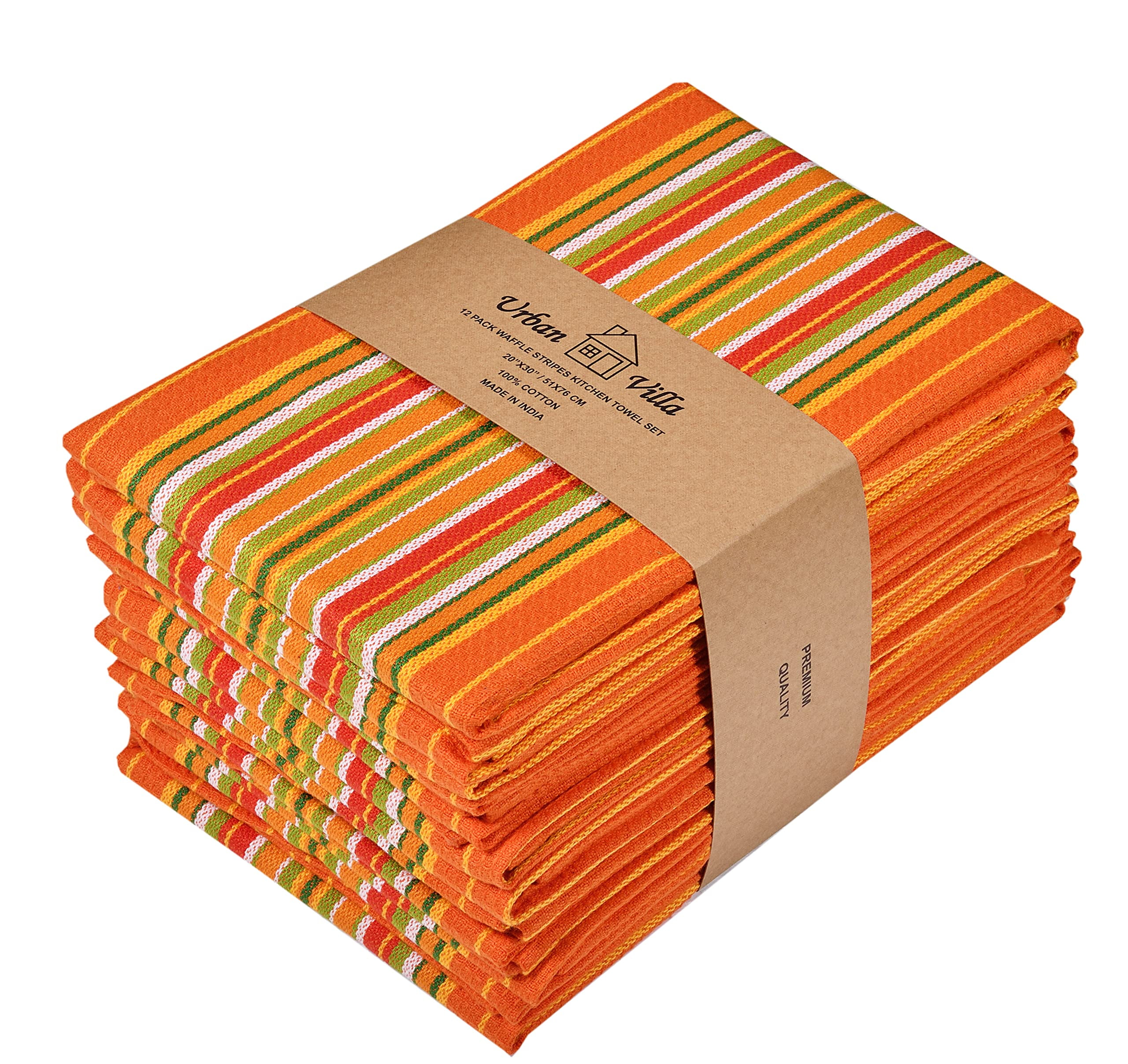 Urban Villa Kitchen Towels 100 Cotton Dish Towels Mitered Corners