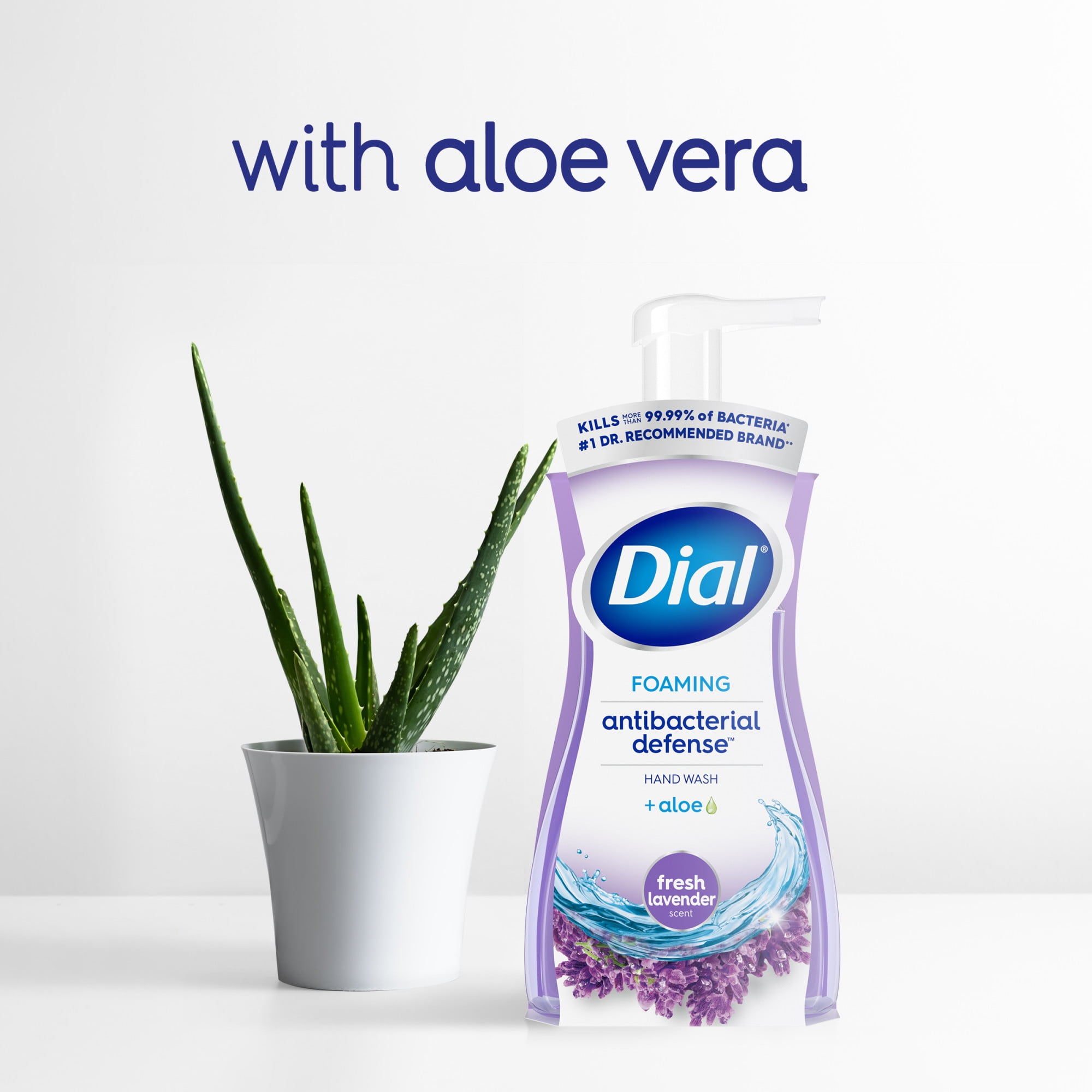 Dial Antibacterial Aloe Hand Soap Gentle Clean Fresh Lavender Scent 7.5 fl oz Walmart