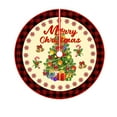 thumbnail image 2 of PRETXORVE Christmas Tree Skirt Christmas Snowflake Tree Skirt Christmas Tree Apron Scene Decoration, 2 of 6