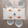 thumbnail image 3 of Ambesonne Zodiac Capricorn Place Mats Set of 4, Goat Design, Standard Size, Orange Beige and White, 3 of 4