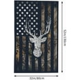 thumbnail image 5 of American Flag with Deer Microfiber Beach Towels Oversized Soft Beach Blanket Absorbent Quick Dry Bath Towels Pool Towels Travel Beach Towels for Kids Adults, 5 of 9