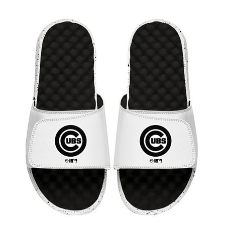 

Unisex ISlide Black/White Chicago Cubs Cookies & Cream Slide Sandals