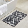 thumbnail image 7 of Better Trends 3-Piece Bathroom Rug Set 100% Cotton Soft & Water Absorbent, Non-Slip, Machine Washable Bath Mats – For Bathroom, Sink, Tub, Shower – Size 17x24, 21x34, 24x40 Savio Collection – Gray, 7 of 7