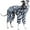 Zebra, variant on HQREA Winter Dog Coats Fashion Thick Warm Fluffy Fleece Onesie Outfit for Italian Greyhound