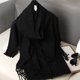 thumbnail image 3 of 62Color Solid Women Winter Scarf Warm Thicken Cashmere Shawl Outdoor Fashion Luxury Tassels Pashmina Lady Wrap Windproof Scarves, 3 of 5
