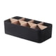 thumbnail image 2 of Organizador de maquillaje, escritorio, oficina, papelería, suministros de escritorio, caja porta lápices para controles remotos, artículos diversos, negro, 2 of 9
