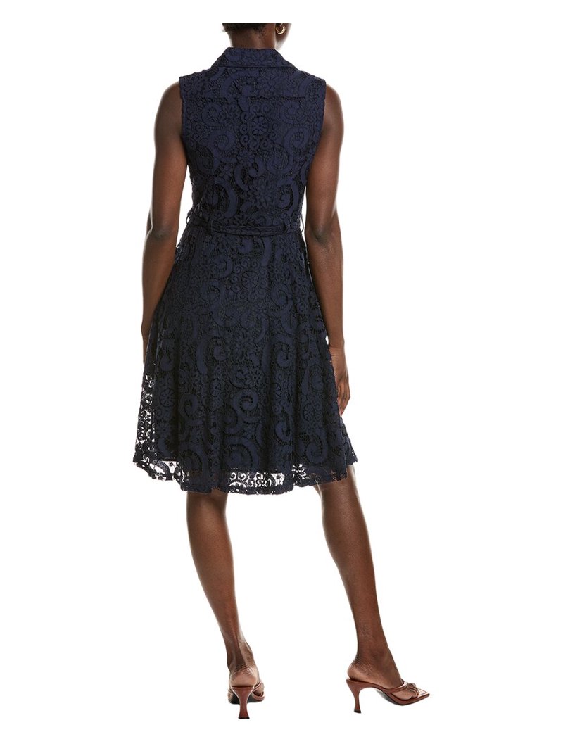 lace long sleeve dress black Black Regal Lace Long Sleeve Mini Dress main image 0