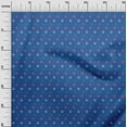 thumbnail image 2 of oneOone Cotton Poplin Twill Blue Fabric Eyelashes|Eye & Lips Face Sewing Craft Projects Fabric Prints By Yard 56 Inch Wide, 2 of 4