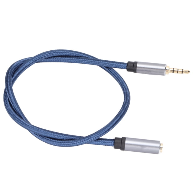 Cable De Extensión De Audio Macho A Hembra Con Conector De 3,5 Mm, Cable De Extensión De Auriculares De 3,5 Mm Trenza De Nylon Universal 0,5 M / 1,6 Pies Para PC