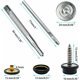 thumbnail image 2 of Stainless Steel Snap Button Kit - 153 Pieces, 9.5mm Socket, with 3 Tools for Boat Carpets Furniture (Black), 2 of 4