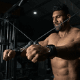 thumbnail image 3 of Grilletes Para Muñeca Bloosom  Muñequera Para Polea Gym Pesas Negro 01, 3 of 4