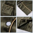 thumbnail image 5 of FRSASU Plus size clearance Pajamas Women's Satins Silk Nightwear Tank Tops Shorts Blouse Trousers Four-Piece Pajamas Sets Army Green 12(XXL), 5 of 7
