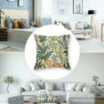 thumbnail image 5 of Shangniulu Sage Green Botanical Print Floral Pillow Covers Set of 2 Vintage Flower Pattern Cream Decorative Throw Pillowcases Outdoor Rustic Farmhouse Square Cushion Cases Decor, 5 of 7