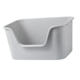 thumbnail image 4 of Bvdfgk Cat Litter Basin Open Top Pet Litter Tray Cat Sand Box Splashproof for All Kinds Gray, 4 of 9
