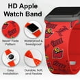 thumbnail image 2 of Cardinals HD Scattered Logo Unisex Watch Band for Apple Watch - 38/40/41mm(42mm Series 10/11) Long by Affinity Bands, 2 of 3