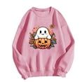 thumbnail image 4 of JSheng Loose Sweatshirts for Women Halloween Fashion Printed Casual Long Sleeve Hoodless Sweatshirt Blouse, 4 of 5