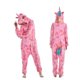 thumbnail image 2 of Kugurumi-Conjunto de pijama de franela para mujer, ropa de dormir con estampado de ciervo, unicornio, ojos y Navidad, 2 of 2