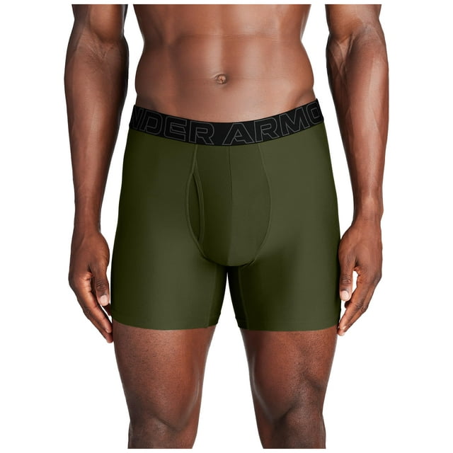 Calzoncillo bóxer Under Armour Tech, paquete de 1 unidad para hombre, entrepierna de 6 cm