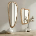 thumbnail image 2 of Abbott Reflect Extra Long Freeform Mirror – Mangowood Frame, 40" Rustic Wall Decor, Organic Modern Style, 2 of 2