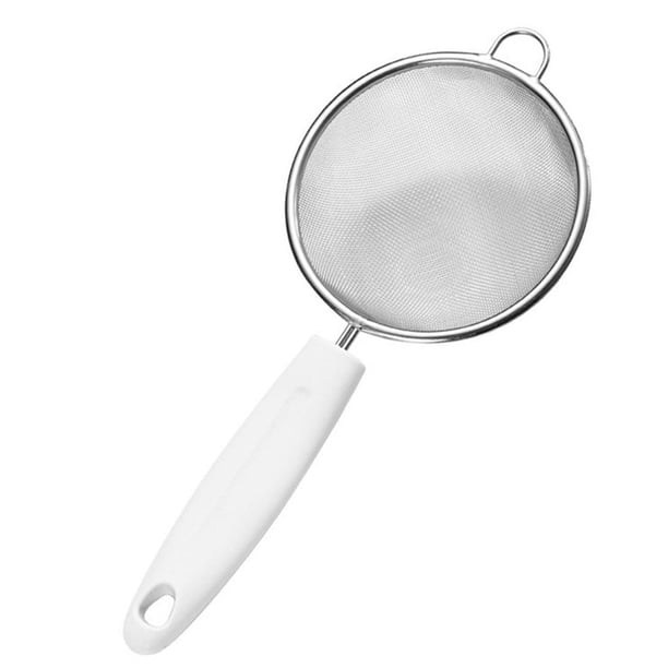 Cuchara Espumadora de Cocina, Cuchara Coladora de Comida de Araña de Malla Fina de Acero inoxidable para salsa de espuma de grasa