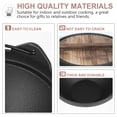 thumbnail image 3 of KONTONTY 1Pack Small Japanese Cooking Pot Individual Hot Pot Wood Black Round Individuals, 3 of 7