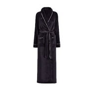 a.Jesdani Women's Flannel Robe Sleepwear Bath Robe Soft Comfortable Spa Robe Loungewear House Robe for Women
