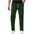 thumbnail image 3 of Men's Long Pant, Hiking Pants Workout Joggers Sweatpants for Men Multi Pocket Cargo Casual Pants Joggers Trousers Men's Hiking Pants Cargo Pants Fashion Cargo Pants Long Pants, 3 of 8