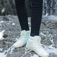 thumbnail image 4 of Mens Womens Winter Hiking Boots Wide Toe Box Warm Snow Booties Minimalist Barefoot Walking Sneakers Shoes, 4 of 8