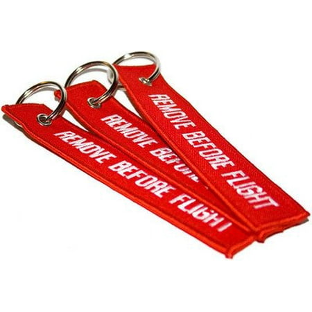 3 Remove Before Flight Key Chain Aviation ATV UTV Motorcycle Pilot Crew Tag (Best Chain To Lock Up A Motorcycle)