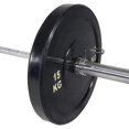 thumbnail image 4 of Barra Olímpica Cromada De Acero Lumax 2.2m Profesional Crossfit, 4 of 7