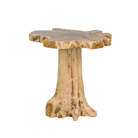 Grafton Natural Shape Wood Accent Table, Natural