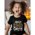thumbnail image 2 of 1Pc Black Girls Funny 2nd Grade Print Design - Daily Casual And Back To School T-Shirt, Soft Cotton, Slightly Stretchable, Suitable For Spring, Summer, And Autumn, Machine Washable, Best Gift For Kid, 2 of 6