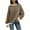 Brown, variant on SwiftWear Colorblocked Sweatshirts for Women Long Sleeve Tops Crewneck Pullover Shirt Loose Fit Sweatshirt L