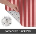 thumbnail image 6 of Rateoe Stripes Red White Pattern Flannel Door Mat Indoor Outdoor Entrance, Waterproof All-Weather Doormat,Fade Resistant, Low Profile Entryway Mat 16x24in, 6 of 7